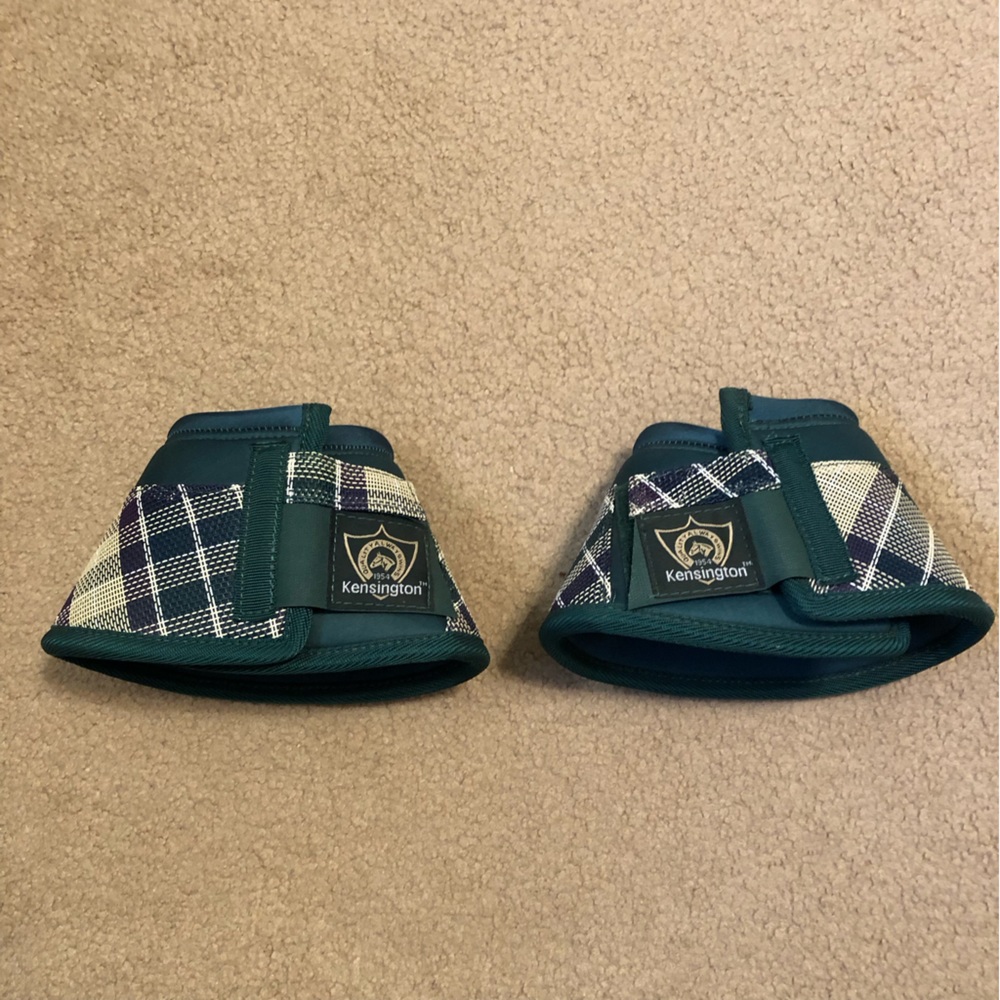 Kensington Wrap Bell Boots Deluxe Hunter Plaid Size Large